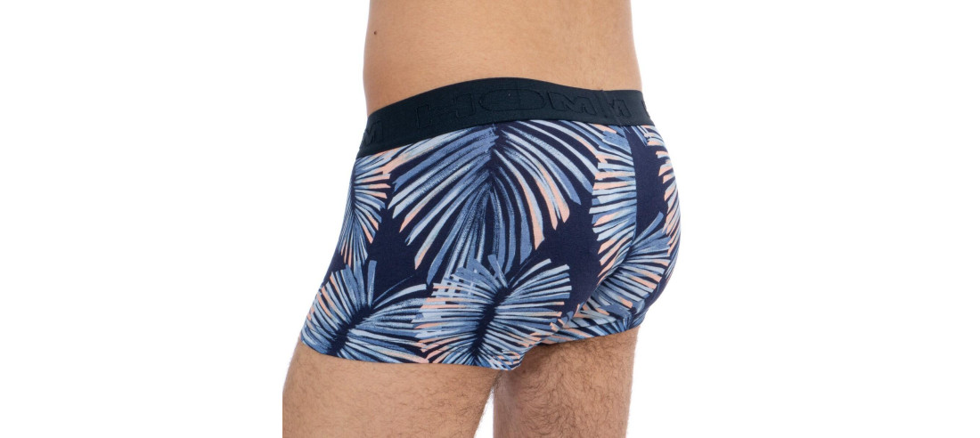 Boxer imprimé lidique végétal psychédélique