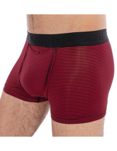 Boxer élégant Ho1 fines rayures rouges 2