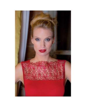 Top Moretta Entrelac de dentelle