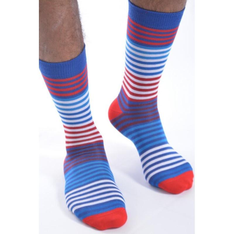 Chaussettes Cronert Homme rayures