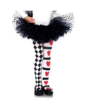 Collant enfant  Leg Avenue Asymétrique Arlequin