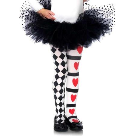 Collant enfant  Leg Avenue Asymétrique Arlequin