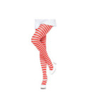 Collant Leg Avenue Rayures Rouges et blanches