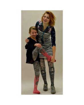  Collant  chaperon Rose enfant Marieantoilette