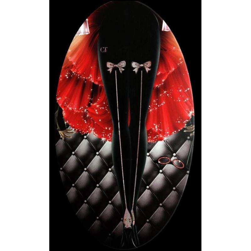 Collant Chantal Thomass opaque couture