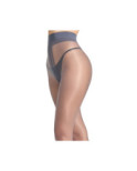 Collant Fin soupçon transparent Gris Acier