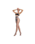 Collant Fin soupçon transparent Gris Acier
