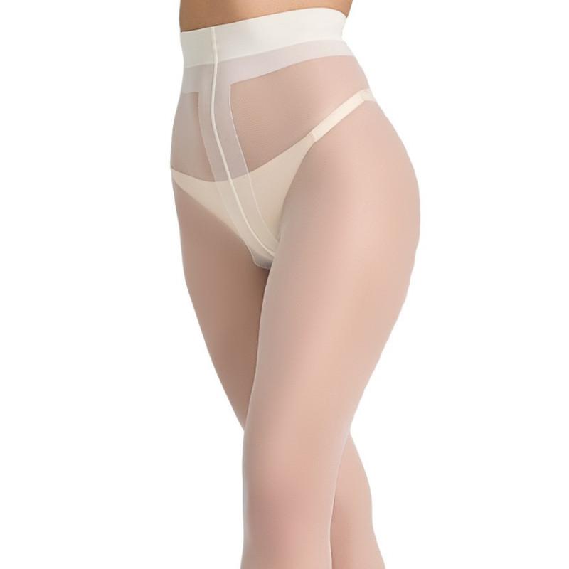 Collant Fin soupçon transparent Ivoire