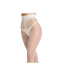 Collant Fin soupçon transparent Ivoire