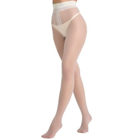 Collant Fin soupçon transparent Ivoire