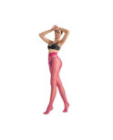 Collant Fin soupçon transparent Magenta