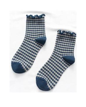 Chaussettes Confort tendance carreaux Vichy
