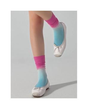 Bas opaque asymétrique Pois et losanges asymétrique