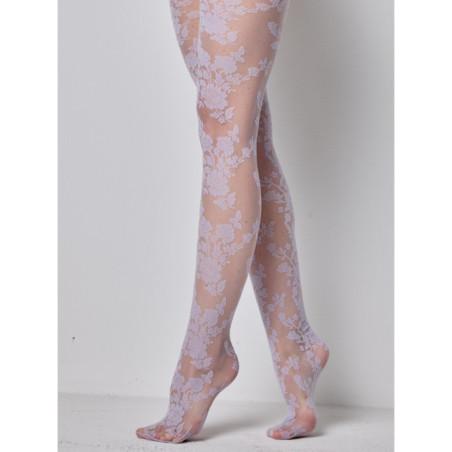 Collant Lilas d'été Bouquet fleuri