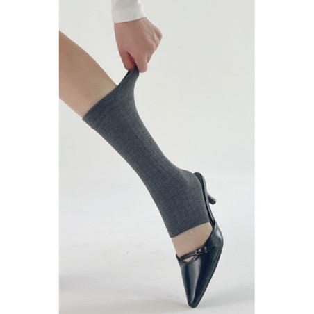 Chaussettes fines ouvertes aux doigts coton