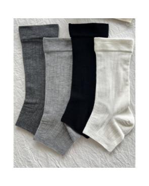  chaussettes-ouvertes-fines-coton-d-été-cotes-assortiment-de-couleur