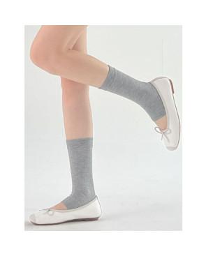 chaussettes-ouvertes-fines-coton-d-été-cotes-gris