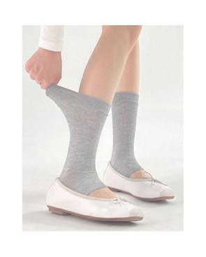  chaussettes-ouvertes-fines-coton-d-été-cotes-gris-profil