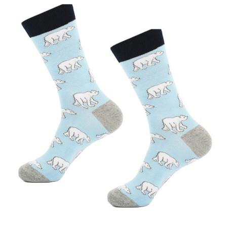 Chaussettes Ours Blanc