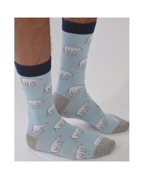  Chaussettes Ours Blanc