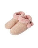 Chausson polaire Tricoté à pompom Ysabel Mora