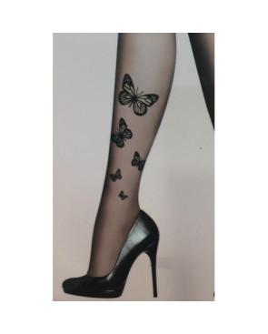 Collant Petits Papillons noirs