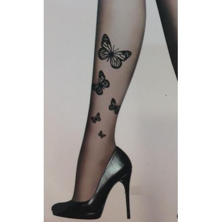 Collant Petits Papillons noirs