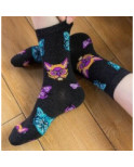 Chaussettes chats délire binocles