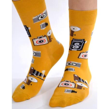 Chaussettes pop appareils photos