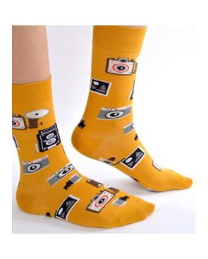 Chaussettes pop appareils photos