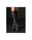 Chaussettes opaque fleurs d'orangers