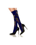 Chaussettes opaque fleurs d'orangers