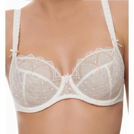 Collant resille à Pois baroque Ouvert Leg Avenue