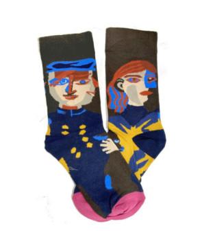  Chaussettes Portrait de Picasso Les Petits Caprices