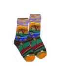 Chaussettes Payasage Grands Lacs et Baobabs