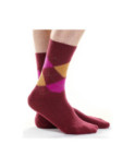 Chaussettes Laine et Cachemire Homme Fil de Joie Intarsia
