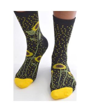 Chaussettes-les-petits-caprices-noires-plumetis-tournesol