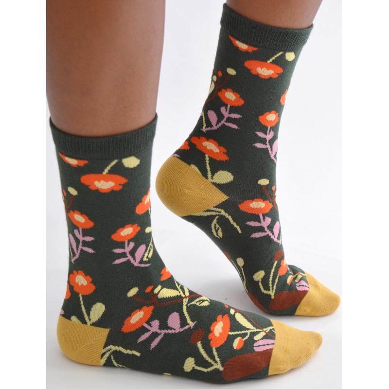 Chaussettes Oeillets Fleuris Les petits caprices