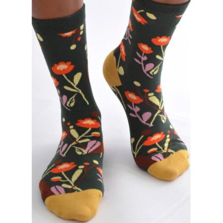 Chaussettes Oeillets Fleuris Les petits caprices