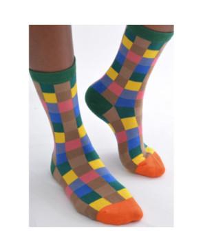 Chaussettes Cubes Délire Psychédélques