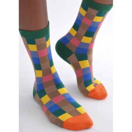 Chaussettes Cubes Délire Psychédélques