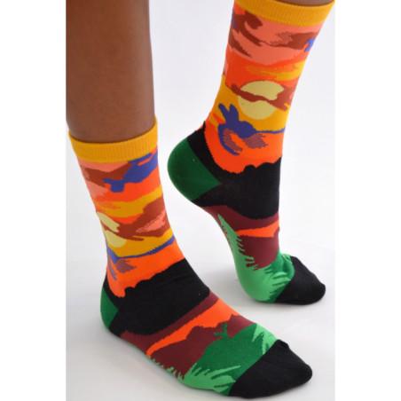 Chaussettes Crépuscules Psychédlique