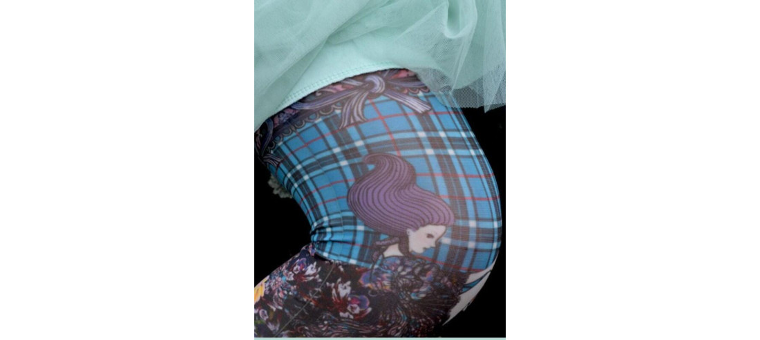 Collant imprimé Marieantoilette Teatime