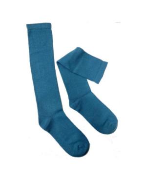 Mi-bas-Laine-et-cachemire-bleu -petrole-Voilà-GDW00