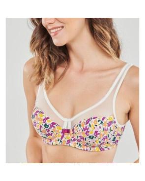 Soutien gorge Dim Generous imprimé garden fleuri