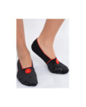 Chausson  Velours Flor rouge Anti dérapant Les Petits Caprices