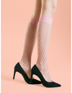 Mi bas Filet de peche rose