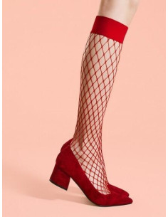 Mi bas Filet de peche rose 2