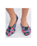 Chausson de Voyage  Smily Cats Caprices Noir