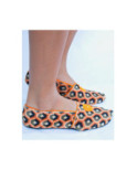 Chaussons De voyage Imprimé Bee Jaune Les Petits Caprices